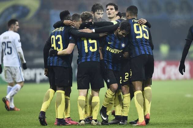 Europa League Inter Mailand - Sparta Prag Jubel gol Martin Eder 