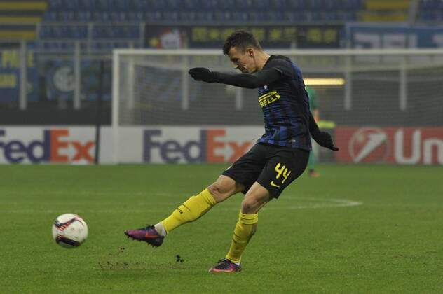 Italy: FC Inter vs Spata Prague Europa League UEFA Europa League Football. Ivan Perisic of Inter in actions during Inter Milan versus Sparta Prague.  GaetanoxPiazzolla PacificxPress