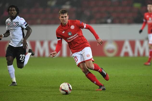 Fabian Frei (Mainz), DECEMBER 8, 2016 - Football Soccer : UEFA Europa League Group C match between 1. FSV Mainz 05 2-0 Gabala FK at Opel Arena in Mainz, Germany. Noxthirdxpartyxsales  (mmcb008477)