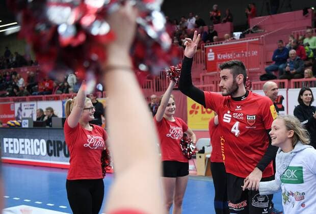 Volleyball 1. Bundesliga Saison 2016 2017 09.12.2016 TV Rottenburg - VCO Berlin Teamvorstellung TV Rottenburg; Federico Cipollone 