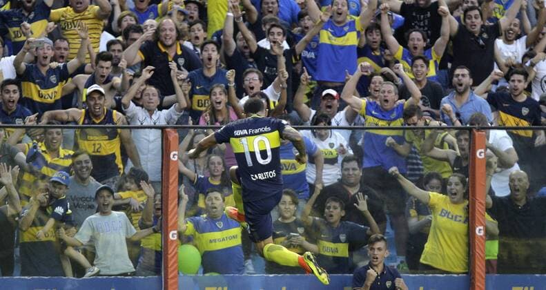 December 4, 2016 - Caba, ARGENTINA - DEPORTES..12va fecha primera division..Boca 4 vs. Racing 2..Cuarto Boca de Carlos Tevez... - ZUMAla1_ 20161204_zaf_la1_001