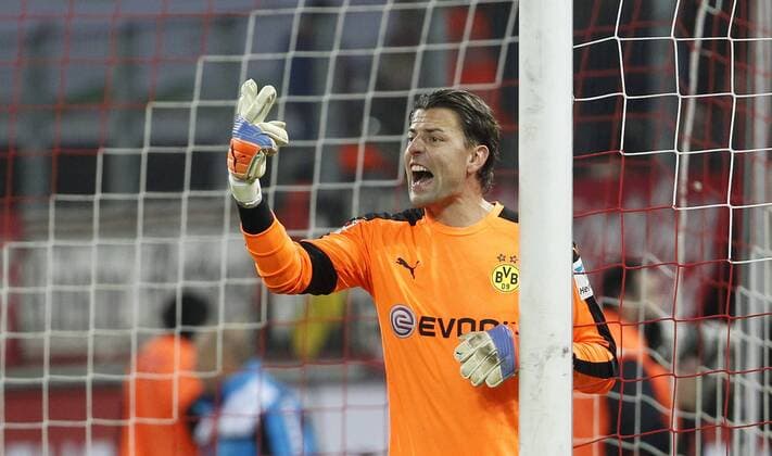 Köln, RheinEnergieStadion, 10.12.16: Torwart Roman Weidenfeller (Borussia Dortmund) lautstark im Spiel der 1. Bundesliga zwischen 1.FC Köln vs. Borussia Dortmund in der Saison 2016 2017.