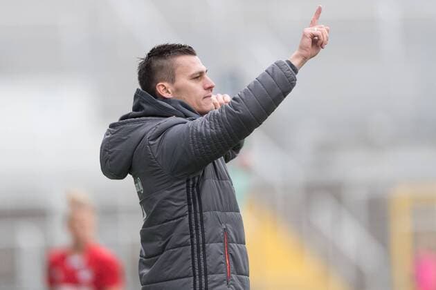 Im Bild Trainer des FC Bayern München Thomas WÖRLE (Woerle Worle), Fußball, Allianz Frauen Bundesliga, FC Bayern München - Turbine Potsdam, xmfx