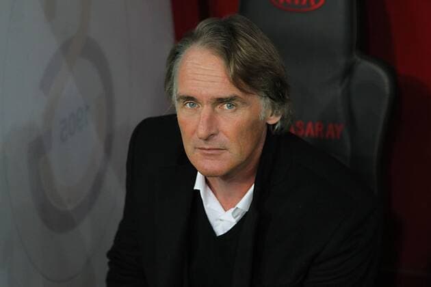 Turkey superlig match btween Galatasaray and Gaziantepspor at Turk Telekom Arena Stadium in Istanbul , Turkey on December 11, 2016. Final Score : Galatasaray 3 - Gaziantepspor 1 Pictured : Coach Jan Olde Riekerink of Galatasaray . 