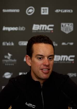 Australian rider Richie Porte of BMC Racing Team pictured at a press conference PK Pressekonferenz at the BMC Racing Team Media Day in Denia, Spain, on Thursday 17 December 2015. EDUARDOxBOTELLA  x04996322x