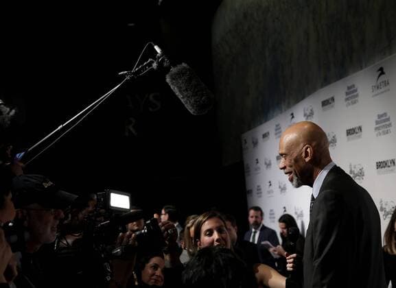 Kareem Abdul-Jabbar arrives on the red carpet at the Sports Illustrated Sportsperson of the Year Ceremony 2016 at Barclays Center on December 12, 2016 in New York City. LeBron James was honored as the 2016 Sports Illustrated Sportsperson of the Year alongside special guest Michael Phelps and 2016 Sports Illustrated Muhammad Ali Legacy Award Winners Kareem Abdul-Jabbar, Jim Brown and Bill Russell.  NYP20161212101 JOHNxANGELILLO