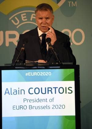 Alain Courtois President of EURO Brussels 2020 LOC FOOTBALL : Lancement de l Euro 2020 - Bruxelles - 14 12 2016 Photonews Panoramic 