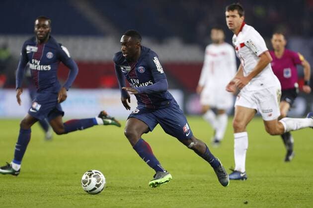 Jean Kevin Augustin (PSG) vs Renato Civelli (Lille) FOOTBALL : Paris Saint Germain vs OSC Lille - Coupe de la Ligue - 14 12 2016 GwendolineLeGoff Panoramic 
