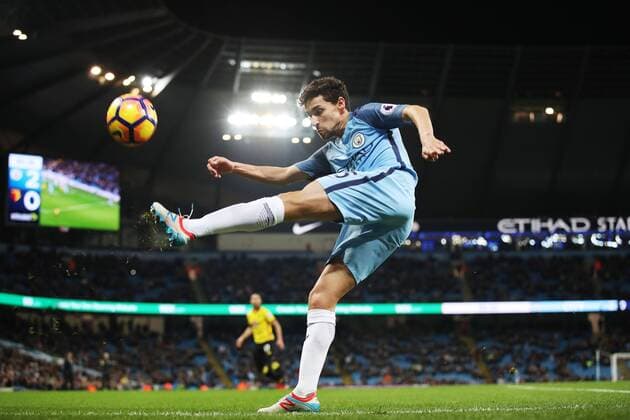Jesus Navas of Manchester City during the English Premier League match at The Etihad Stadium, Manchester. Picture date: December 12th, 2016. Photo credit should read: Lynne Cameron Sportimage EDITORIAL USE ONLY. No use with unauthorised audio, video, data, fixture lists, club league logos or live services. Online in-match use limited to 120 images, no video emulation. No use in betting, games or single club league player publications.