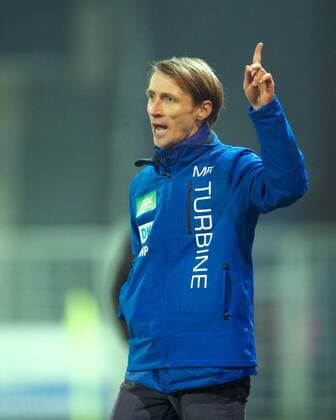 Fussball Frauen 1.Bundesliga 14.12.2016 Potsdam Karl Liebknecht Stadion 1 FFC Turbine Potsdam geg Bayer 04 Leverkusen 1 : 0 Matthias RUDOLPH Cheftrainer Turbine