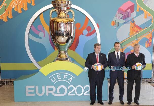 Presentation of EURO 2020 Bilbao logo as host city for the Euro 2020. xJuanxEcheverriax 