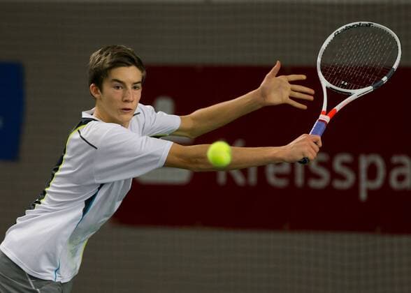 HENRI SQUIRE (GER), 45. Deutsche Meisterschaften 2016 Tennis - Deutsche Meisterschaften 2016 - Deutsche Meisterschaften - - Biberach an der Riss - Baden-Wuerttemberg - Germany - 15 December 2016.
