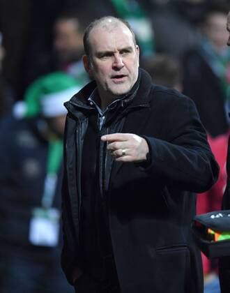 17.12.2016, Fussball GER, 1. Bundesliga Saison 2016 2017, 15. Spieltag, SV Werder Bremen - 1. FC Koeln 1:1, Manager Joerg Schmadtke, Jörg Schmadtke (1.FC Koeln) war veraergert