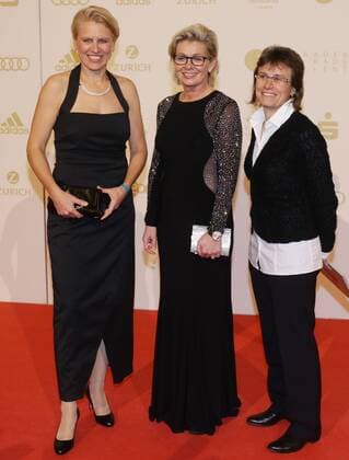 Baden-Baden , Sportler des Jahres 2016 , von links: Doris Fitschen Silvia neid Ulrike Ballweg