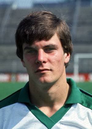 Fußball-Bundesliga Saison 1983 84: Dieter Hecking (BMG) Portrait Aufn. 07.07.1983. HM