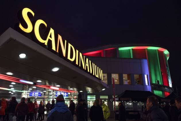 161220 Scandinavium inför ishockeymatchen i SHL mellan Frölunda och HV71 den 20 december 2016 i Göteborg.  Copyright: CARLxSANDIN BB161220CS001