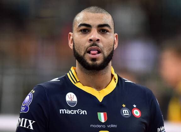 2016.12.20 Lodz - PGE Skra Belchatow - Azimut Modena -- Earvin NGAPETH - 2016.12.20 Men Volleyball 2017 CEV Volleyball Champions League PGE Skra Belchatow - Azimut Modena Earvin NGAPETH  20161220LUK_116