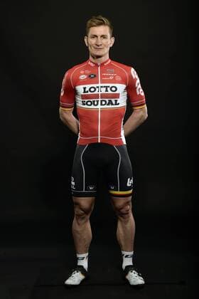BELGIUM - DECEMBER 19 : GREIPEL Andre pictured during the photoshoot of the Lotto - Soudal cycling team 2017 on December 19, 2016 in Brussels, Belgium, 19 12 2016 CYCLISME : Presentation equipe Lotto Soudal 2017 - 20 12 2016 Photonews Panoramic 
