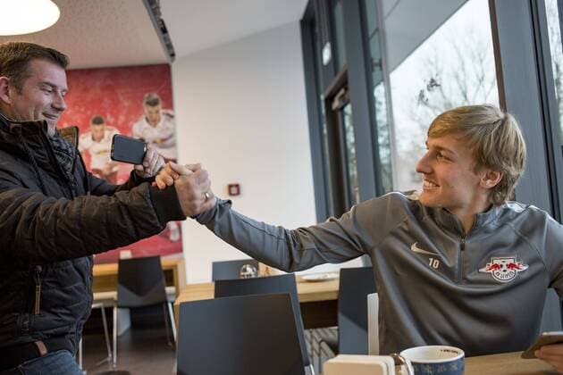 Fußball, Shooting, Emil Forsberg von RB Leipzig Emil Forsberg,RB Leipzig, 2016-12-18  xMÅRTENSSONxGUSTAVx AB03866609