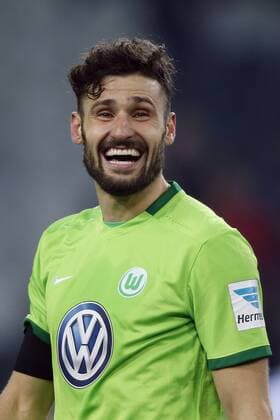 Mönchengladbach, Deutschland, 1.Fußball- BL - Borussia Mönchengladbach - VFL Wolfsburg 1-2 am 20.12. 2016 im Borussia Park in Mönchengladbach Daniel CALIGIURI (VFL)