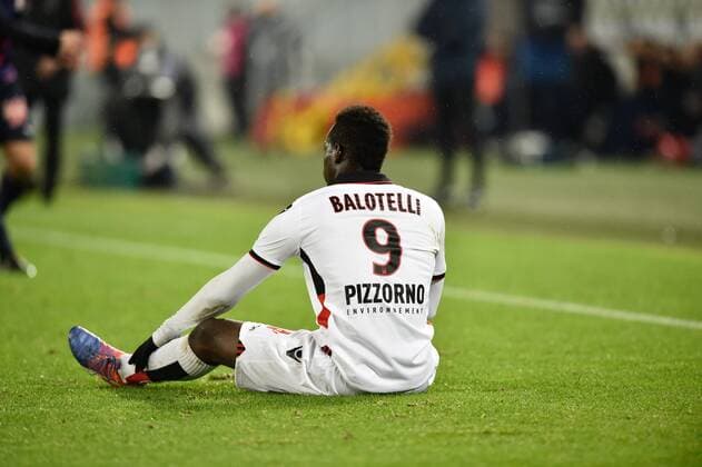Mario Balotelli (ogc) FOOTBALL : Girondins Bordeaux vs OGC Nice - 19eme Journee de L1 - Bordeaux - 21 12 2016 ThierryBreton Panoramic 