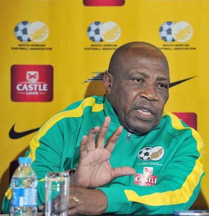 Bafana Bafana press conference PK Pressekonferenz DURBAN, SOUTH AFRICA - OCTOBER 10: Ephraim Shakes Mashaba during the Bafana Bafana Press Conference at Maharani Hotel on October 10, 2016 in Durban, South Africa. ( Gallo1307367