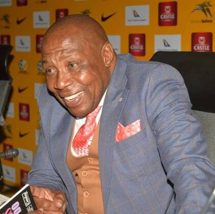 FIFA 2018 World Cup Qualifier: Bafana Bafana squad announcement JOHANNESBURG, SOUTH AFRICA - OCTOBER 27: Bafana Bafana head coach Shakes Mashaba during the South African national mens soccer squad announcement at SAFA House on October 27, 2016 in Johannesburg, South Africa. ( Gallo1311490