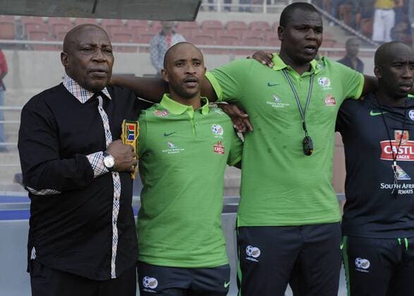2018 FIFA World Cup WM Weltmeisterschaft Fussball Qualifier: South Africa v Senegal POLOKWANE, SOUTH AFRICA - NOVEMBER 12: Shakes Mashaba during the 2018 FIFA World Cup Qualifier match between South Africa and Senegal at Peter Mokaba Stadium on November 12, 2016 in Polokwane, South Africa. ( Gallo1314314