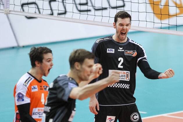 22.12.2016 RZESZOW POLAND VOLLEYBALL CHAMPIONS LEAGUE 2016 2017 MATCH ASSECO RESOVIA RZESZOW - BERLIN RECYCLING VOLLEYS N Z STEVEN MARSHALL  20161222FNMG031