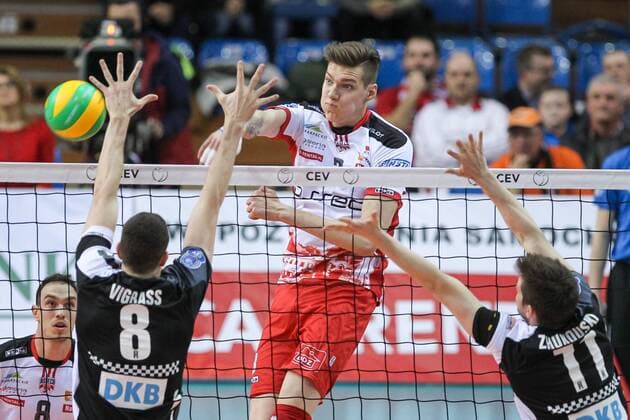 22.12.2016 RZESZOW POLAND VOLLEYBALL CHAMPIONS LEAGUE 2016 2017 MATCH ASSECO RESOVIA RZESZOW - BERLIN RECYCLING VOLLEYS N Z BARTLOMIEJ LEMANSKI  20161222FNMG039