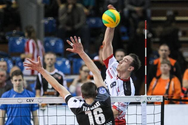 22.12.2016 RZESZOW POLAND VOLLEYBALL CHAMPIONS LEAGUE 2016 2017 MATCH ASSECO RESOVIA RZESZOW - BERLIN RECYCLING VOLLEYS N Z MARKO IVOVIC  20161222FNMG040