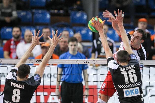 22.12.2016 RZESZOW POLAND VOLLEYBALL CHAMPIONS LEAGUE 2016 2017 MATCH ASSECO RESOVIA RZESZOW - BERLIN RECYCLING VOLLEYS N Z MARKO IVOVIC  20161222FNMG041