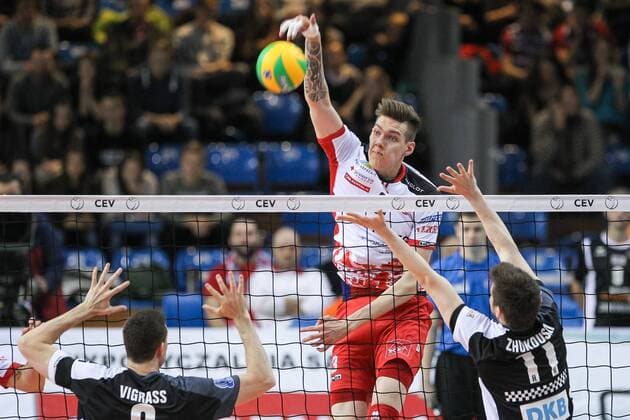 22.12.2016 RZESZOW POLAND VOLLEYBALL CHAMPIONS LEAGUE 2016 2017 MATCH ASSECO RESOVIA RZESZOW - BERLIN RECYCLING VOLLEYS N Z BARTLOMIEJ LEMANSKI  20161222FNMG046