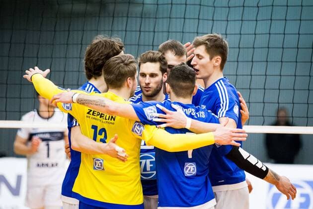 Simon Tischer (10 VfB); CEV Volleyball Champions League 4th Round: VfB Friedrichshafen vs Arkas Izmir, ZF Arena, Friedrichshafen Germany, 20161222; Friedrichshafen Copyright: xWuechner Eibner-Pressefotox EP_NWR