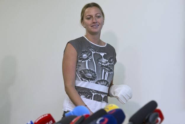 Czech twice Wimbledon winner Petra Kvitova, 26, said today she will do everything to return to playing after she underwent an operation on her playing left hand after an attack by an unknown man in her flat in Prostejov, south Moravia, on Tuesday. Kvitova was released from a specialist hospital in Vysoke nad Jizerou, north Bohemia, today. She said I am feeling well in Prague, Czech Republic, December 23, 2016. (CTK Photo ) Petra Kvitova  - ZUMA201 75561666st
