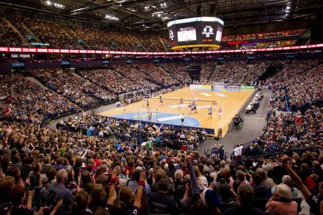 Bilder des Tages - SPORT Handball, 3. Liga Nord, Handball Verein Hamburg - DHK Flensborg Handball 3. Liga Nord 2016 2017 - Handball Verein Hamburg vs. DHK Flensborg Rekors-Kulisse mit mehr als 7000 Zuschauern in der 3. Liga, Totale, Fans . Barclaycard Arena Hamburg