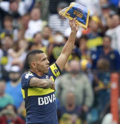 December 18, 2016 - Buenos Aires, BUENOS AIRES, ARGENTINA - TORNEO DE PRIMERA DIVISION. BOCA VS. COLON JUGADO EN EL ESTADIO DE BOCA JUNIORS. CARLOS TEVEZ EL 18_12_206.FOTO: FABIANxMARELLI Latino News - December 18, 2016 - ZUMAla1_ 20161218_zaf_la1_005