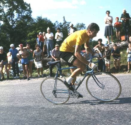 Tour de France 1965 in der Provence : Felice Gimondi (Italien) in Aktion HM