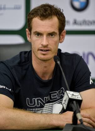 (170101) -- DOHA, Jan. 1, 2017 -- Britain s Andy Murray reacts during a press conference PK Pressekonferenz of the ATP Tennis Herren Qatar Open tennis tournament 2017 at the Khalifa International Tennis Complex in Doha, capital of Qatar, on Jan. 1, 2017. The tournament will be held on Jan. 2-7. ) (SP)QATAR-DOHA-TENNIS-QATAR OPEN-PRESS CONFERENCE Nikku 