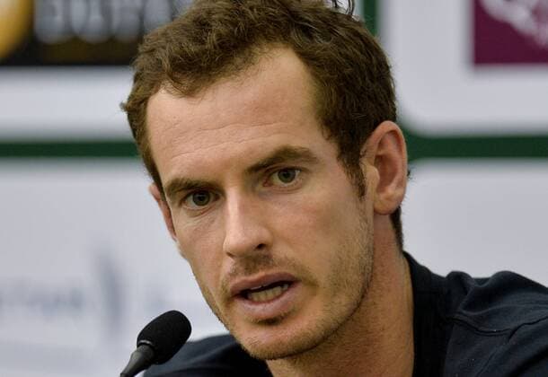 (170101) -- DOHA, Jan. 1, 2017 -- Britain s Andy Murray reacts during a press conference PK Pressekonferenz of the ATP Tennis Herren Qatar Open tennis tournament 2017 at the Khalifa International Tennis Complex in Doha, capital of Qatar, on Jan. 1, 2017. The tournament will be held on Jan. 2-7. ) (SP)QATAR-DOHA-TENNIS-QATAR OPEN-PRESS CONFERENCE Nikku 