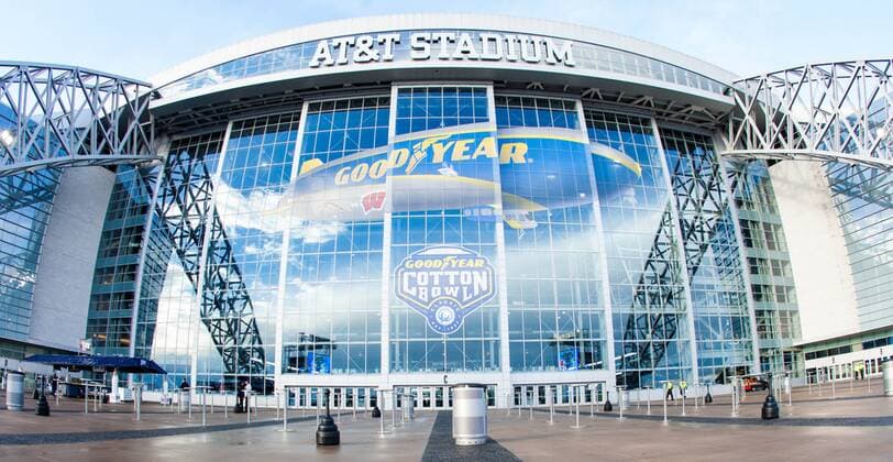 January 2, 2017: AT&T Stadium prior to the start of the the Goodyear Cotton Bowl Classic between the Western Michigan Broncos and the Wisconsin Badgers at AT&T Stadium in Arlington, TX. CSM. NCAA College League USA Football 2017: Cotton Bowl - Western Michigan vs Wisconsin JAN 2 - ZUMAc04_ 20170102_zaf_c04_003