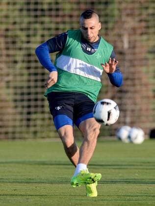 07.01.2017, xfux, Fussball 1.Bundesliga, SV Darmstadt 98 Trainingslager 2017 in San Pedro del Pinatar in Spanien, emonline, deloka, emspor, v.l. Aenis Ben-Hatira (SV Darmstadt 98) San Pedro del Pinatar