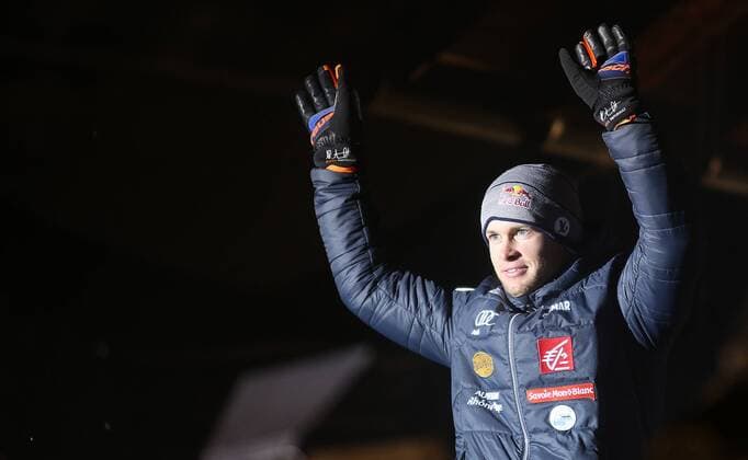 ALPINE SKIING - FIS WC Adelboden ADELBODEN,SWITZERLAND,07.JAN.17 - ALPINE SKIING - FIS World Cup, giant slalom, men, award ceremony. Image shows Alexis Pinturault (FRA). GEPAxpictures xThomasxBachun