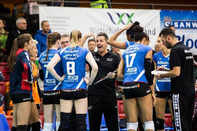 Guillermo Hernandez (Coach AMS); 2017 CEV Volleyball Cup: Allianz MTV Stuttgart vs Kohila VC, SCHARRena, Stuttgart Germany, 20170111; Stuttgart Copyright: xWuechner Eibner-Pressefotox EP_NWR