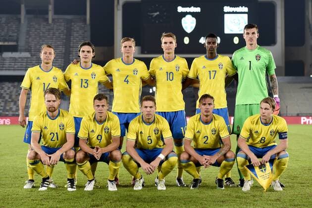 Mannschaftsfoto - Testspiel - Schweden - 12 januar 2017 in Abu Dhabi.  Copyright: NIKLASxLARSSON BB170112NL008