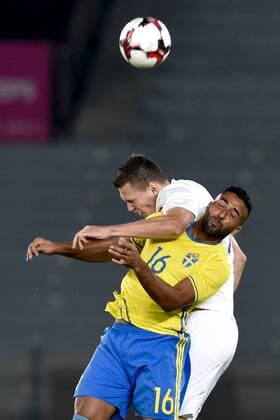Saman Ghoddos - Testspiel - Schweden - Slowenien - - Nationalteam Testspiel - 12 januar 2017, Abu Dhabi.  Copyright: NIKLASxLARSSON BB170112NL051