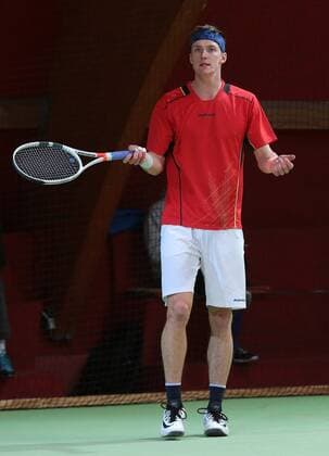13.01.2017, Deutschland, Schwieberdingen, Südwestbank Tennis Grand Prix 2017: Jan CHOINSKI (GER) enttäuscht