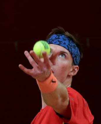 13.01.2017, Deutschland, Schwieberdingen, Südwestbank Tennis Grand Prix 2017: Jan CHOINSKI (GER)