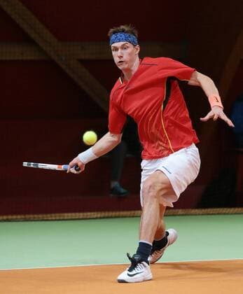 13.01.2017, Deutschland, Schwieberdingen, Südwestbank Tennis Grand Prix 2017: Jan CHOINSKI (GER)