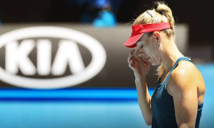 Themen der Woche - SPORT Bilder des Tages - SPORT TENNIS - ATP Tennis Herren Australian Open 2017 MELBOURNE, AUSTRALIA,15.JAN.17 - TENNIS - WTA Tennis Damen World Tour, Grand Slam, Australian Open, training. Image shows Angelique Kerber (GER). GEPAxpictures xMatthiasxHauer